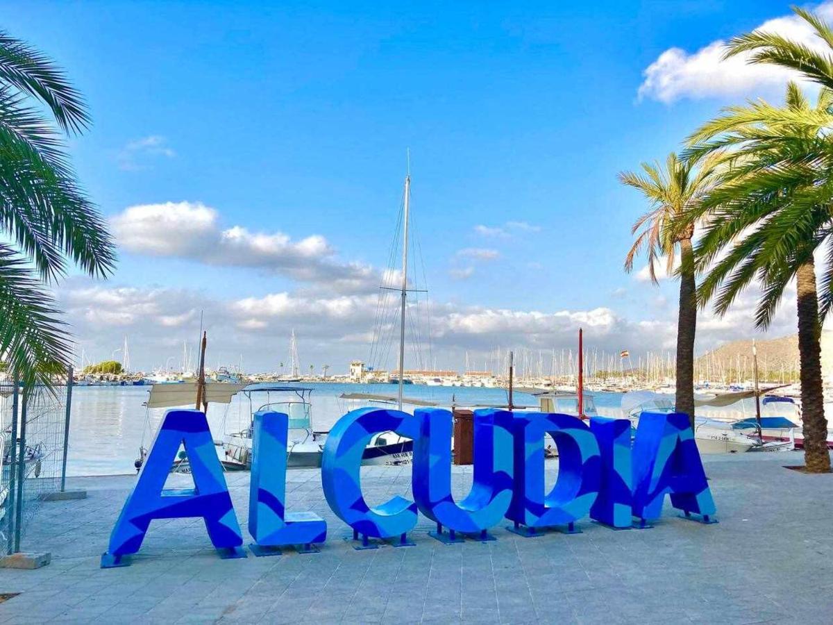 New Apt Relax Home A 150 M Del Mar Wifi Y Piscina Port de Alcudia  Ngoại thất bức ảnh