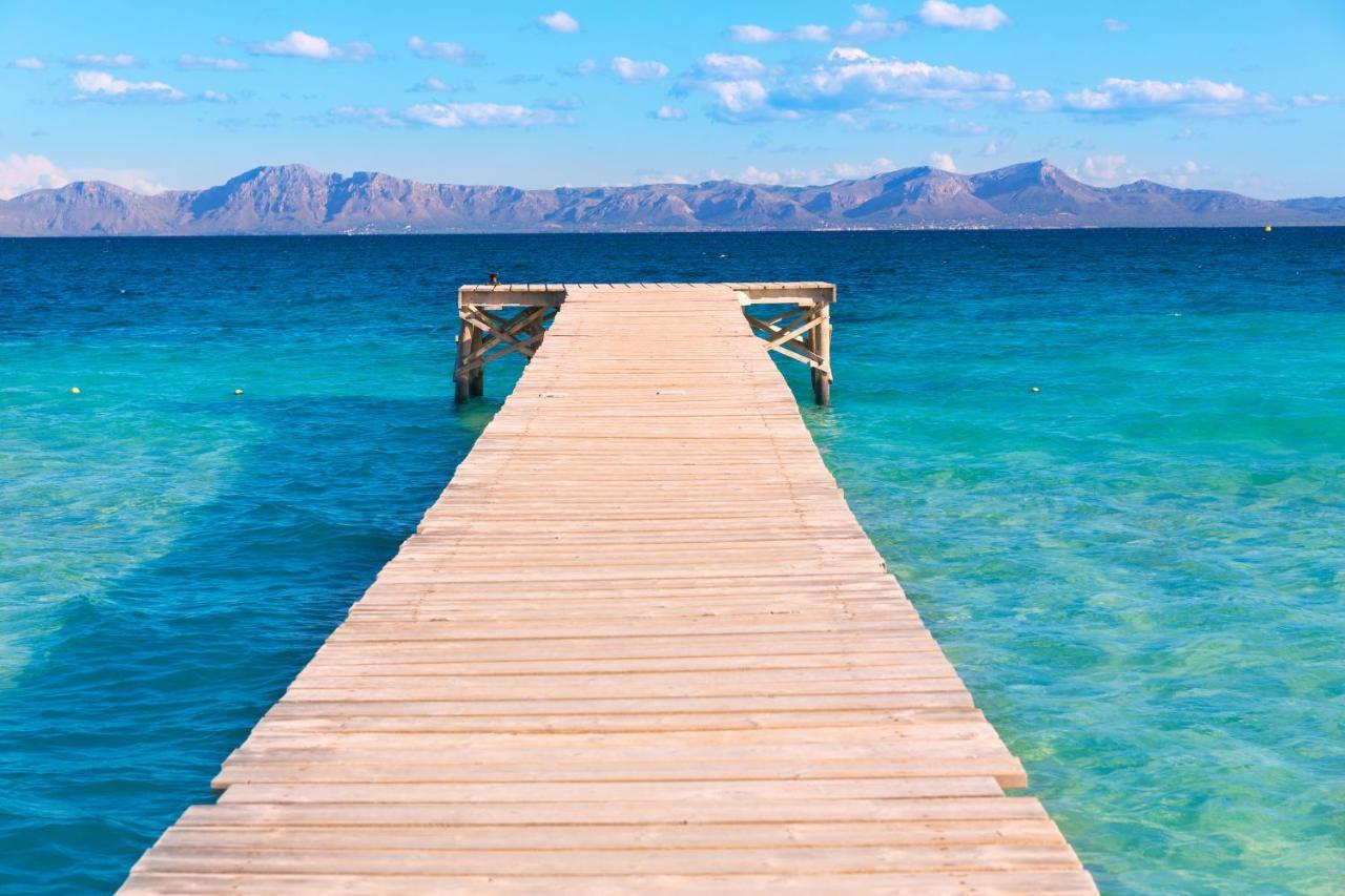 New Apt Relax Home A 150 M Del Mar Wifi Y Piscina Port de Alcudia  Ngoại thất bức ảnh